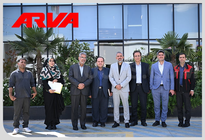 بازدید دکتر صمصامی، نماینده محترم مجلس شورای اسلامی از کارخانه آروا