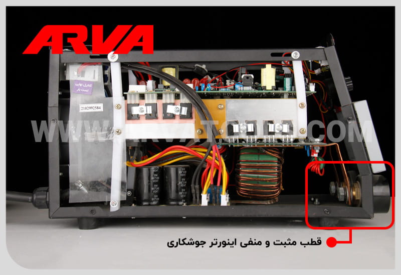 قطب مثبت و منفی دستگاه جوش