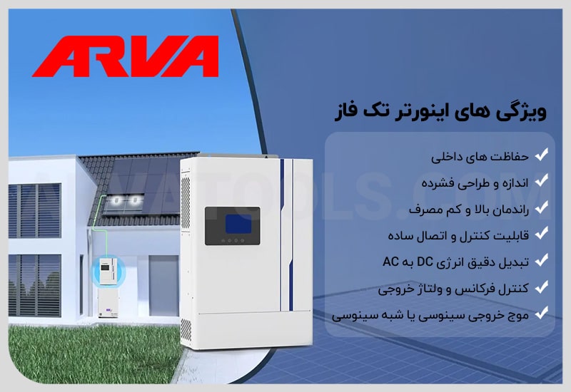 ویژگی های اینورتر تک فاز چیست