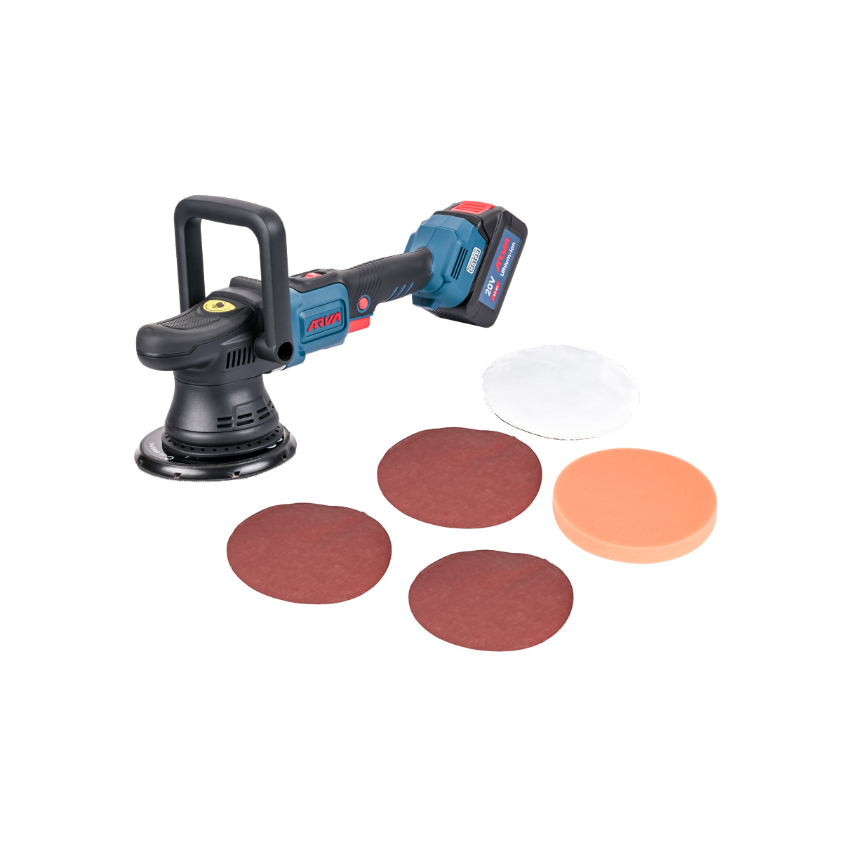 متعلقات پولیش شارژی براشلس 20 ولت مدل 5885