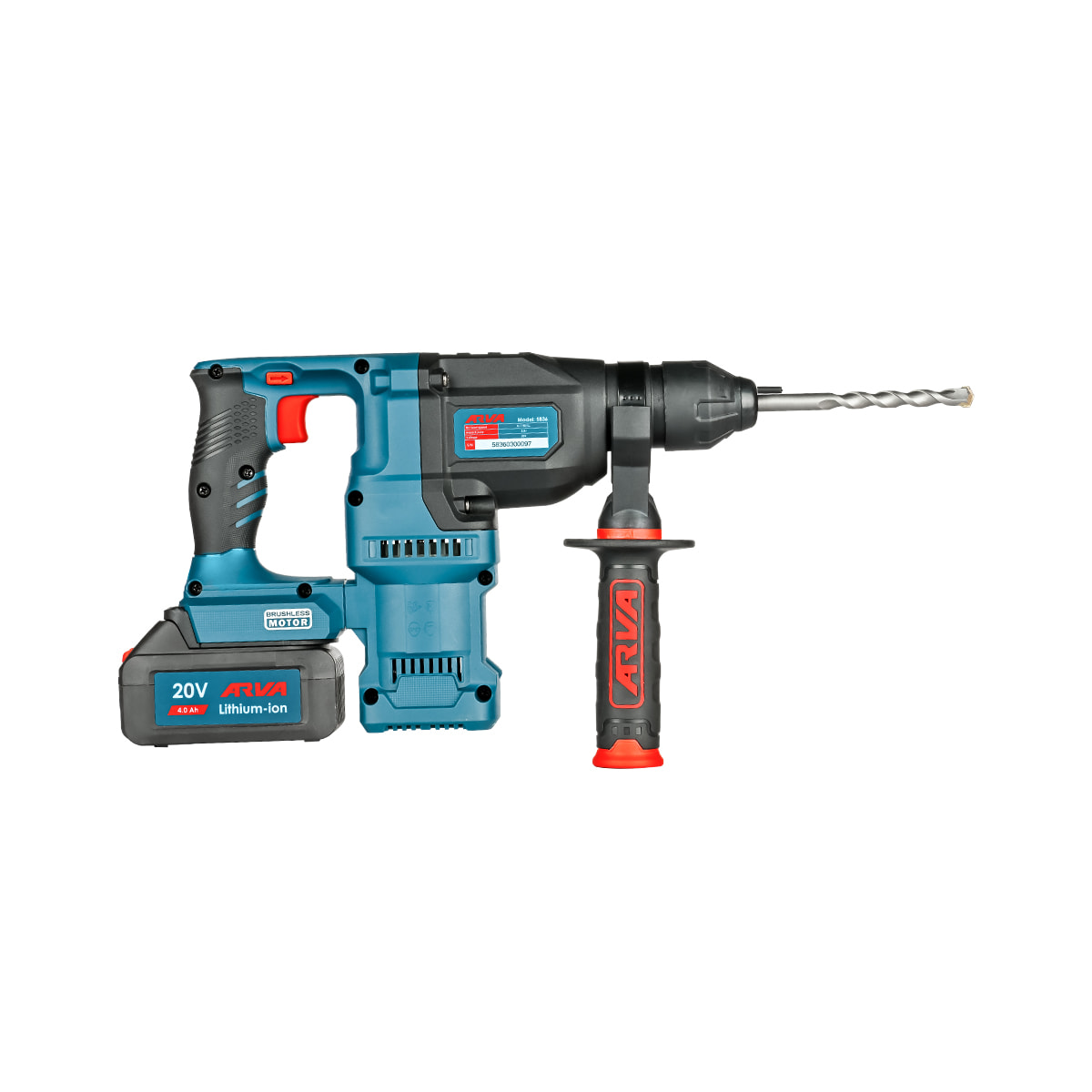 بتن کن شارژی براشلس 20 ولت مدل 5836