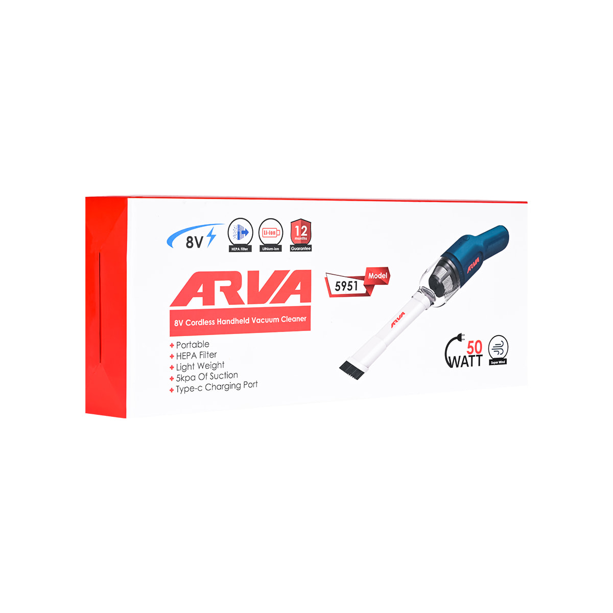 جارو شارژی 8 ولت مدل 5951