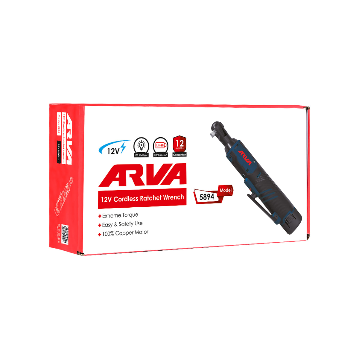 آچار جغجغه ای شارژی 12 ولت مدل 5894