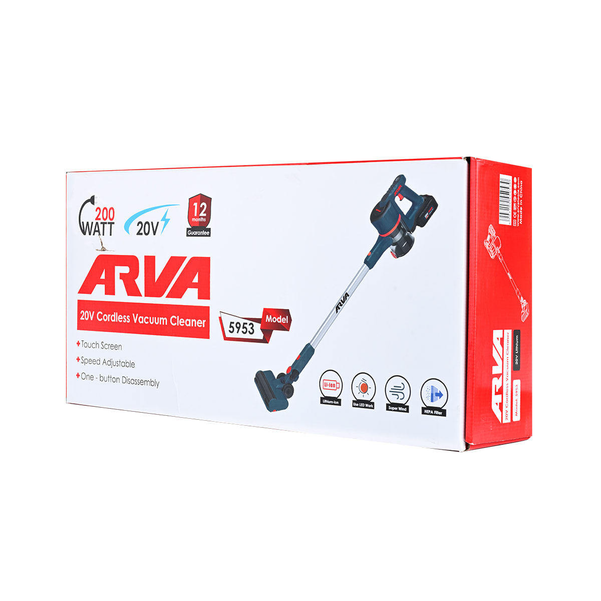 جارو شارژی براشلس دسته بلند 20 ولت مدل 5953